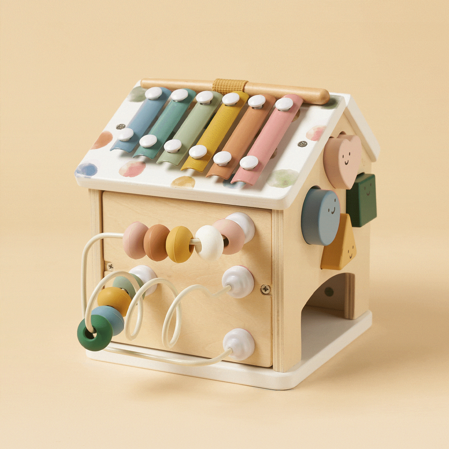 Tiny Land® Cottage Activity Cube - Morandi
