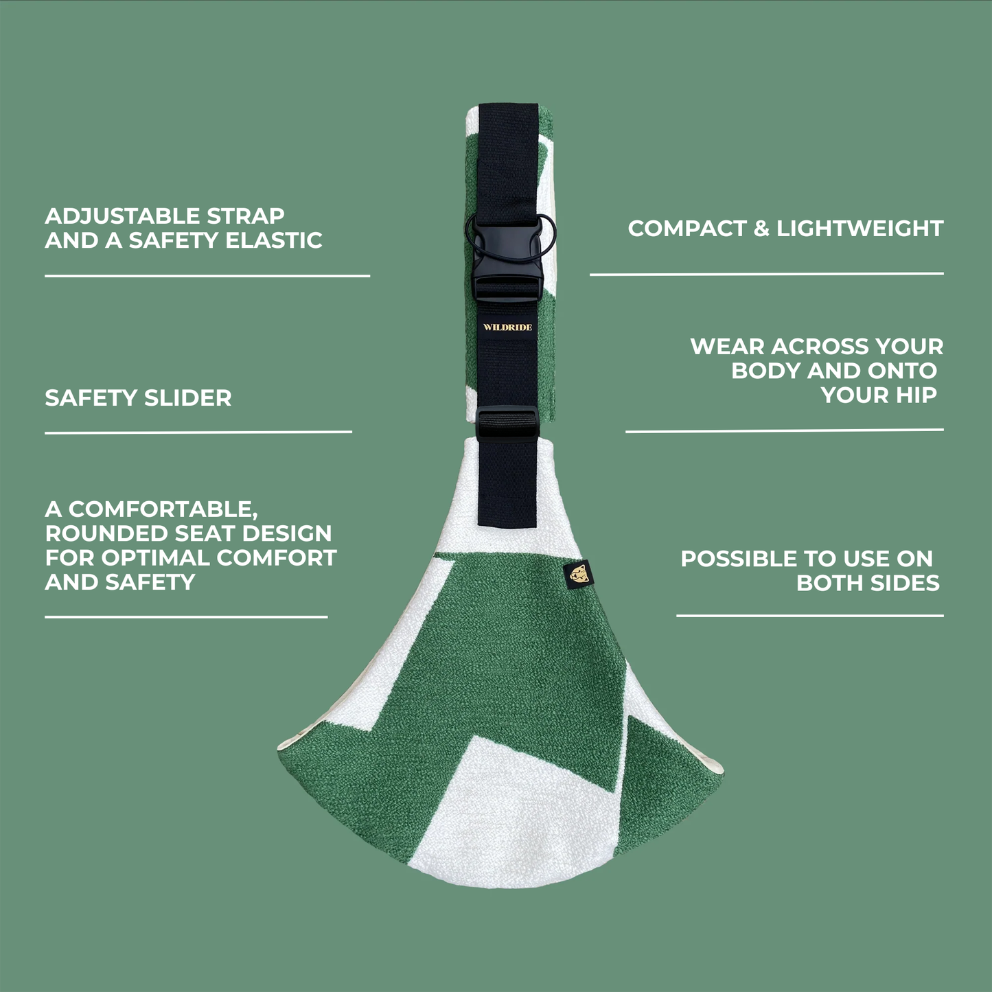 Toddler Carrier Green Graphic