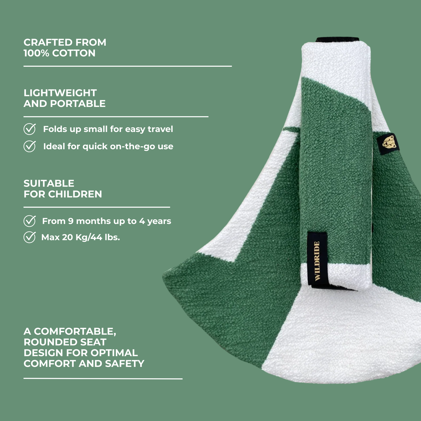 Toddler Carrier Green Graphic